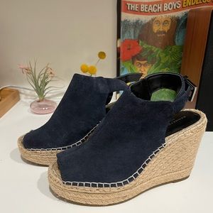 Kenneth Cole NY Wedge Peep-toe Heels